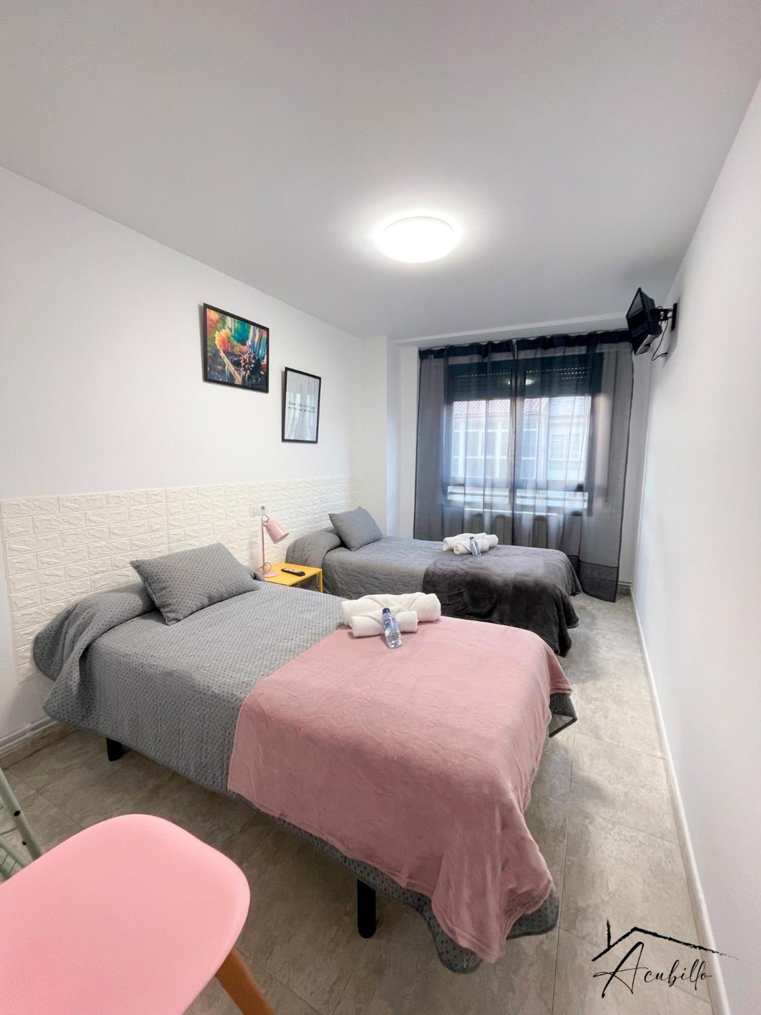 Acubillo Hotell Palas de Rei Eksteriør bilde
